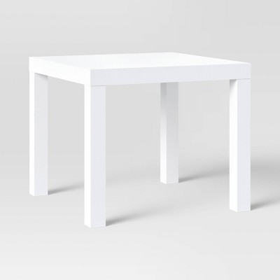 tiny white table