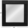 Storied Home Bamboo Square Wall Mirror - 3 of 4
