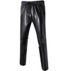 Clearlove Men's Metallic Pants Retro Club Wear High Shine Dance Trousers with Drawstring Waist Straight Leg Party Pants - 2 of 4