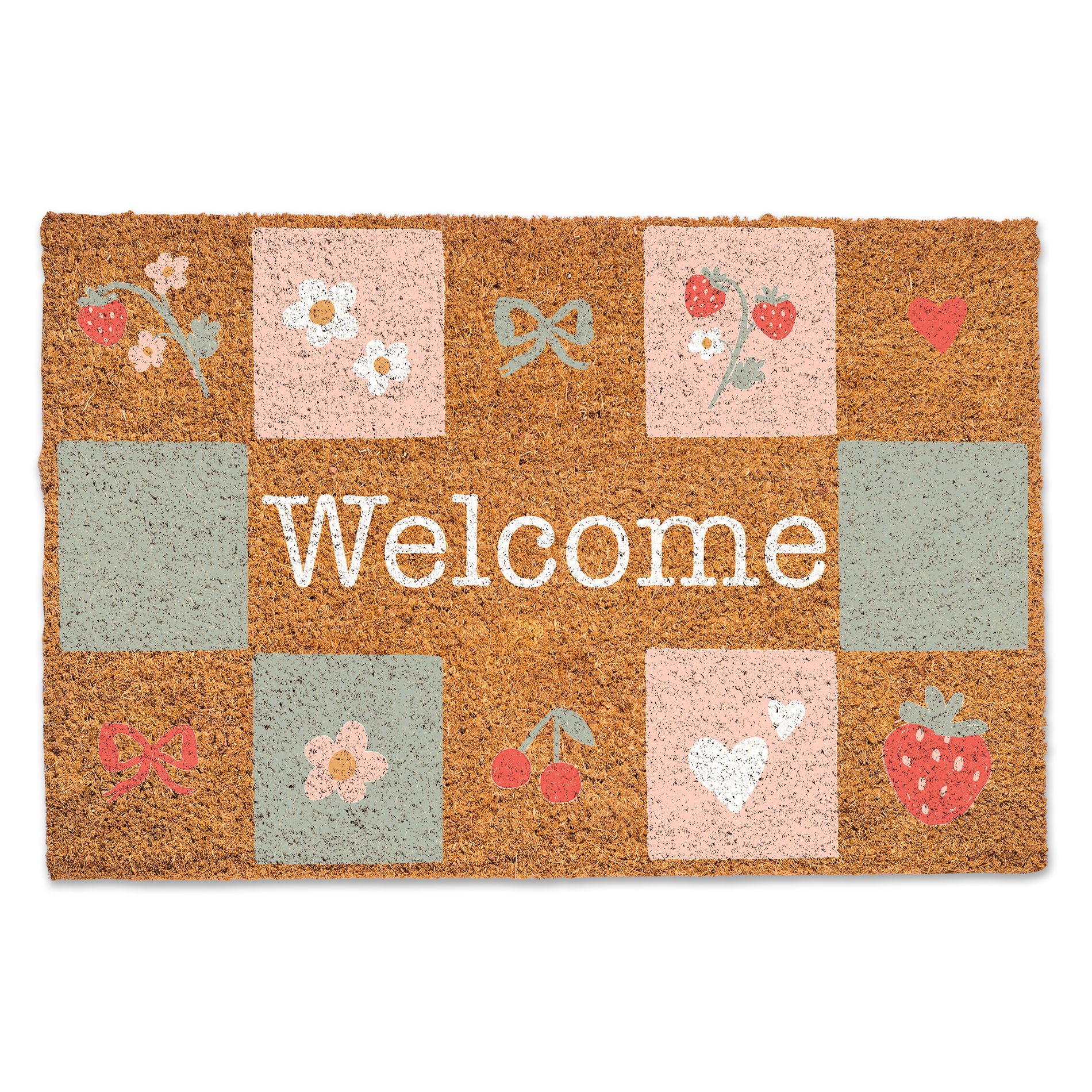 Creative Products Welcome Check 30 x 20 Door Mat