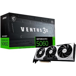 MSI Gaming RTX 5060 8G Ventus 3X OC 8GB GDDR7 Graphics Card G5060-8V3C - 1 of 4