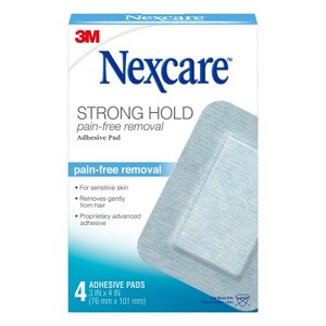 Nexcare Sensitive Skin Sterile Adhesive Pads - 4ct - 1 of 4