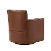 Gabino 29'' Wide Genuine Leather Swivel Chair,Set of 2 | ARTFUL LIVING DESIGN - 4 of 4
