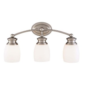 Savoy House Elise 3 - Light Vanity in  Satin Nickel - 1 of 3