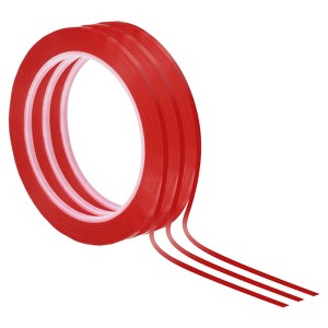 Unique Bargains Adhesive Versatile Durable DIY Art Whiteboard Tape 3 Pcs - 1 of 4