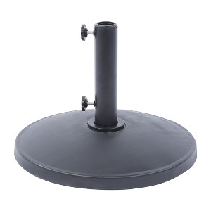 WestinTrends 9 Ft Outdoor Patio Market Table Umbrella with Round Resin Base - 1 of 1