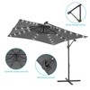 Sonkuki 8.2×8.2FT LED Solar Lighted Outdoor Patio Umbrella, Square Canopy Offset Umbrella for Villa Gardens, Lawns and Yard - 4 of 4