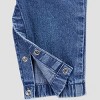 Carter's Just One You® Baby Boys' 2pc Striped Long Sleeve T-Shirt and Denim Overalls Set - Blue/Off-White - 3 of 4