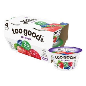 Too Good & Co. Low Fat Lower Sugar Greek Yogurt - 1 of 4