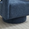 PAGED Modern Rotating Arm Chair Swivel Accent Chair with Open Back and Removable Back Cushion for Living Room, Bedroom - 4 of 4