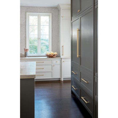 12-Inch Champagne Bronze Modern Appliance Pull with Mounting Hardware