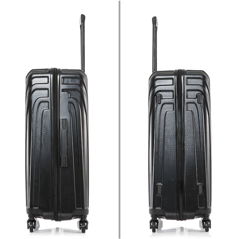 InUSA Vasty Lightweight Hardside Medium Checked Spinner Suitcase, 6 of 10