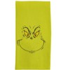 Dr. Seuss The Grinch Dish Towel Holiday Motif Grinch Face 2-Pack Kitchen Towel Set Multicolored - 2 of 4