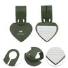 Unique Bargains Heart Shape Luggage Tag 1 Pc - 3 of 4