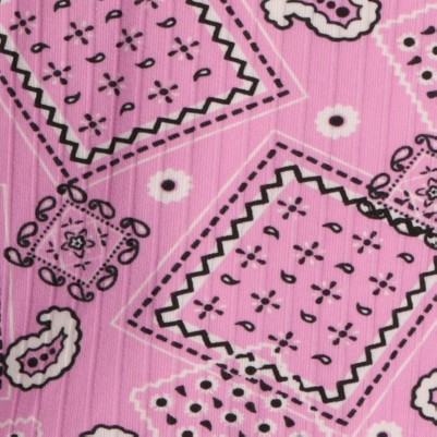 bandana patchwork pink