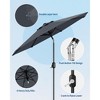 10FT Premium Patio Umbrella, Heavy Duty 8-Rib Steel Frame with Crank & Tilt, UV Protection - 4 of 4