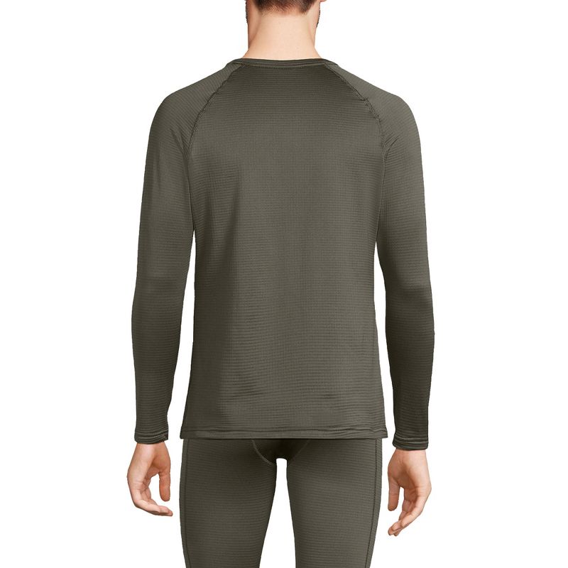 Lands' End Men's Long Sleeve Crew Neck Expedition Thermaskin Long Underwear Top, 2 of 4