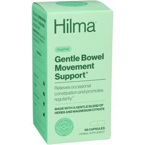HILMA, GENTLE BOWEL MOVEMENT SUPPORT, 46 capsules, (pack of 1) - 1 of 4