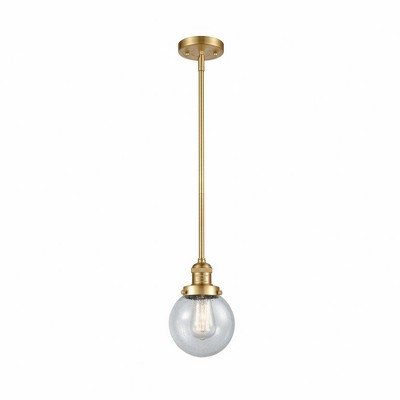 Beacon - 1 Light Mini Pendant In Industrial Style-9.5 Inches Tall and 6 Inches Wide