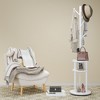 VECELO Coat Rack Freestanding, Solid Wood Entryway Hanger Stand, Hall Tree with Hooks, Floor Standing Tree Stand - 3 of 4