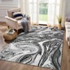 Modern Abstract Large Area Rug 9x12 Washable Rugs For Living Room Stain Resistant Throw Carpet With Non-Slip Backing For Bedroom Nursery Apartment - 4 of 4