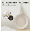 KOCH SYSTEME CS Nonstick Frying Pan, White, Ergonomic Bakelite Handle, Ultra Non-toxic Marble Coating, 10inch - 3 of 4