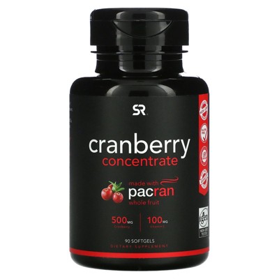 Sports Research Cranberry Concentrate, 250 mg, 90 Softgels,