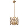 Dealey Crystal Hanging Ceiling Light - Vintage Style, 2 Bulbs, Dimmable, 8.5" Wide - 4 of 4