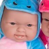 JC Toys Lots to Cuddle Babies Soft Body Baby Doll Animal Outfits and Pacifier - 3 of 3