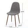 NicBex Dining Chairs Set of 2, Upholstered Dining Chairs, Mid-Century Modern Kitchen Chairs, Gray - 4 of 4