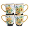16pc Earthenware Sunflower Fields Dinnerware Set - Certified International - 4 of 4