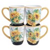 16pc Earthenware Sunflower Fields Dinnerware Set - Certified International - image 4 of 4