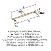 Amerock Enlivity Pull for Cabinets, Drawers, and Furniture - 3 of 4