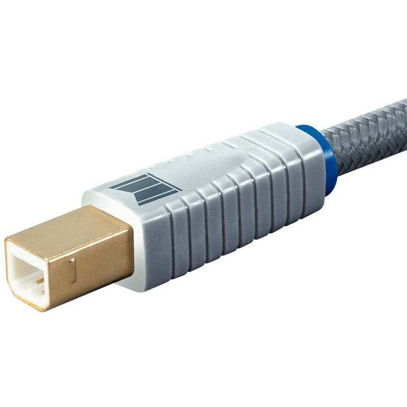 Monolith USB Digital Audio Cable - USB A to USB B - 1 Meter, 22AWG, Oxygen-Free Copper, Gold-Plated Connectors, 3 of 7