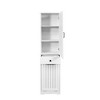 VYNXARIA Laundry Cabinet ,with 1 Storage cabinet and 1 Drawer - White - 3 of 4