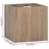 vidaXL Wall-mounted Bathroom Cabinet Natural Teak Solid teak wood - 4 of 4