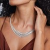 Ross-Simons Italian Sterling Silver Graduated Cleopatra  Necklace - 4 of 4