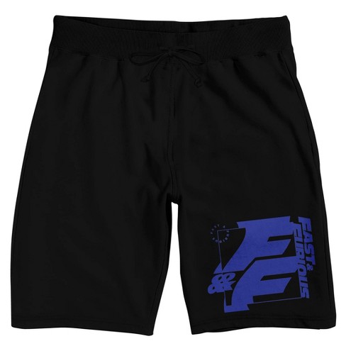 Fast Furious Logo Men s Black Sleep Pajama Shorts Target