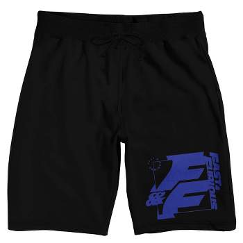 Fast & Furious Logo Men's Black Sleep Pajama Shorts