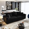 82.7'' Plush Corduroy U-Shaped Sectional Sofas with 2 Movable Ottomans, Deep Seat and Convertible Lounge Chair - 4 of 4