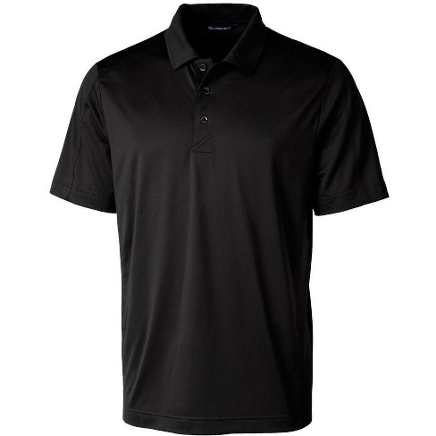 Cutter Buck Prospect Textured Stretch Mens Polo Shirt Black 4xb Target