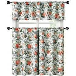 Country Multi Spice Medley Complete 3 Piece Kitchen Curtain Tier & Valance Set 