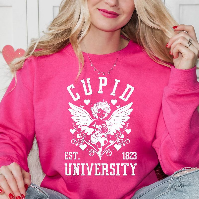 Simply Sage Market Women's Graphic Sweatshirt Cupid Distressed, 3 of 5
