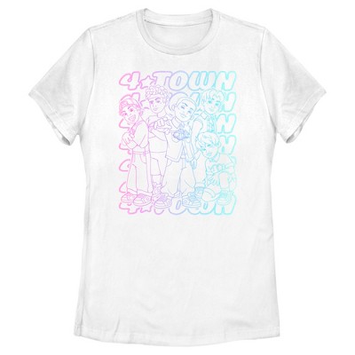 Women's Turning Red 4*Town Neon Stack T-Shirt