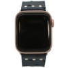 Olivia Pratt Textured Faux Leather Snap-Button Apple Watch Band - 2 of 4