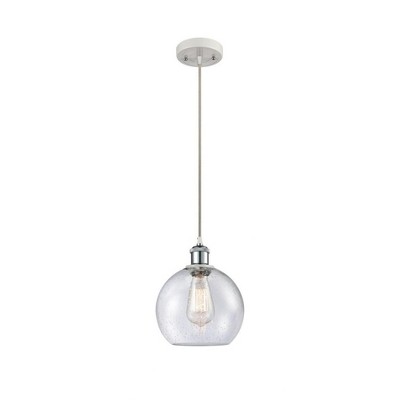 Athens - 1 Light Mini Pendant In Industrial Style-10 Inches Tall and 8 Inches Wide