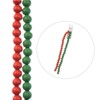 Crystal Lane DIY 7" Round Wood Beads Designer Holiday Christmas Bead 2-Strand Red & Green - 4 of 4