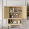 NicBex Over Toilet Storage Cabinet,Bathroom Shelves with Drawer/Doors,Space Saving Bathroom Cabinet with Shelves & Open Storage for Bathroom - 4 of 4