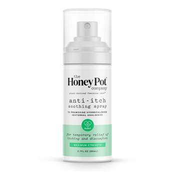The Honey Pot Company, Feminine Anti-Itch Spray, 1% Pramoxine Hydrochloride -  2.71 fl oz