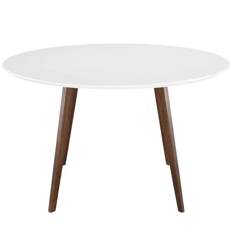 Platter Round Dining Table White - Modway, 4 of 9